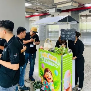 Hình ảnh tiệc kem văn ph