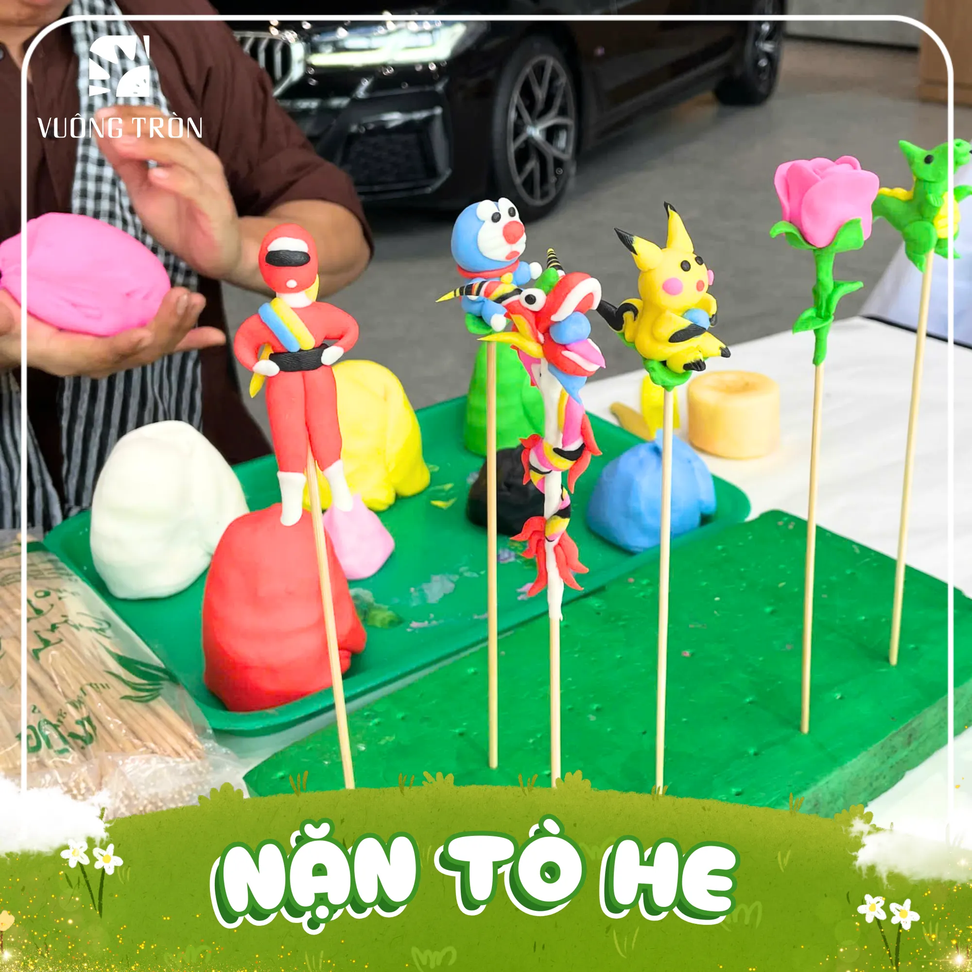 Trò chơi dân gian nặn tò he cho bé