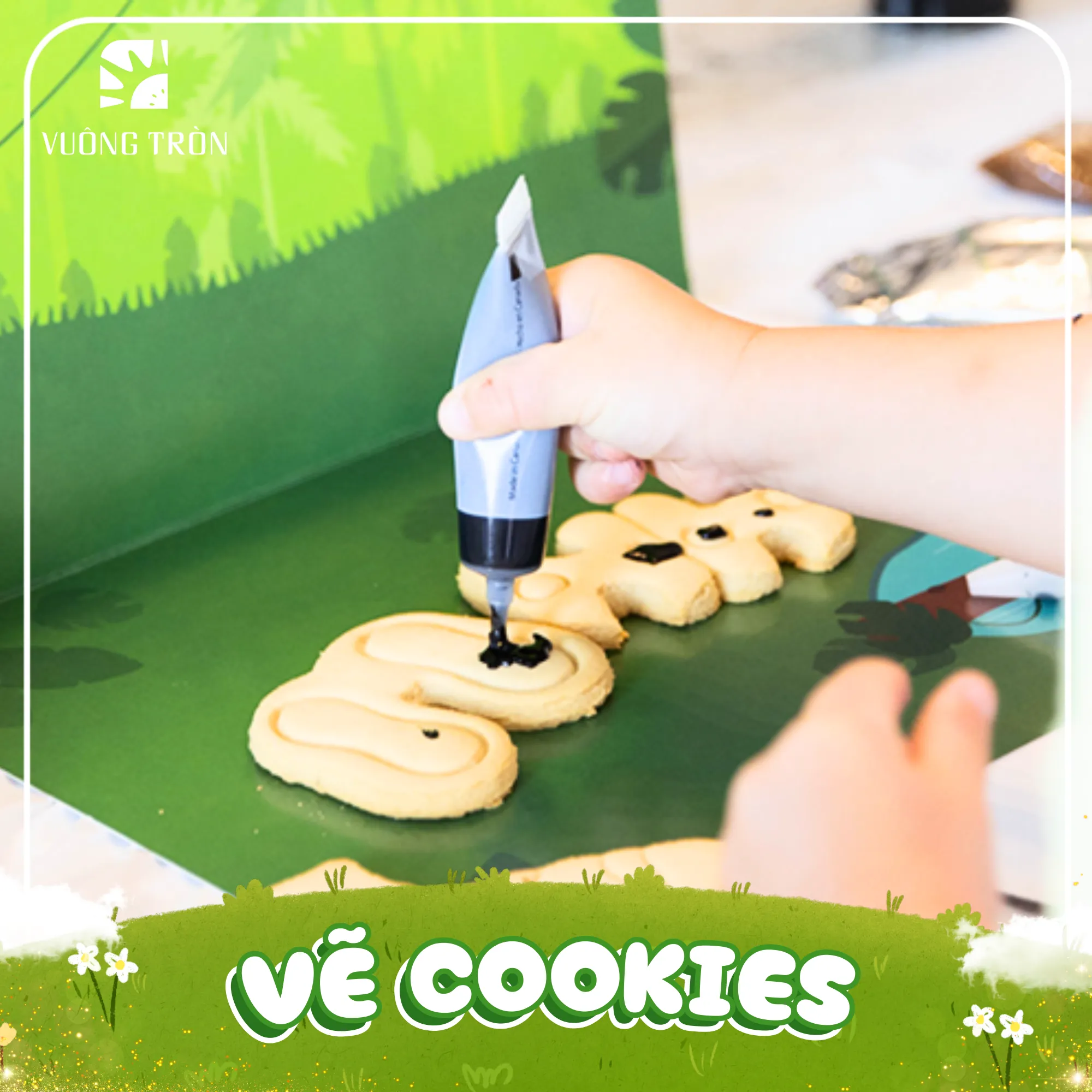Tổ chức workshop vẽ cookies cho bé nhân ngày 1/6