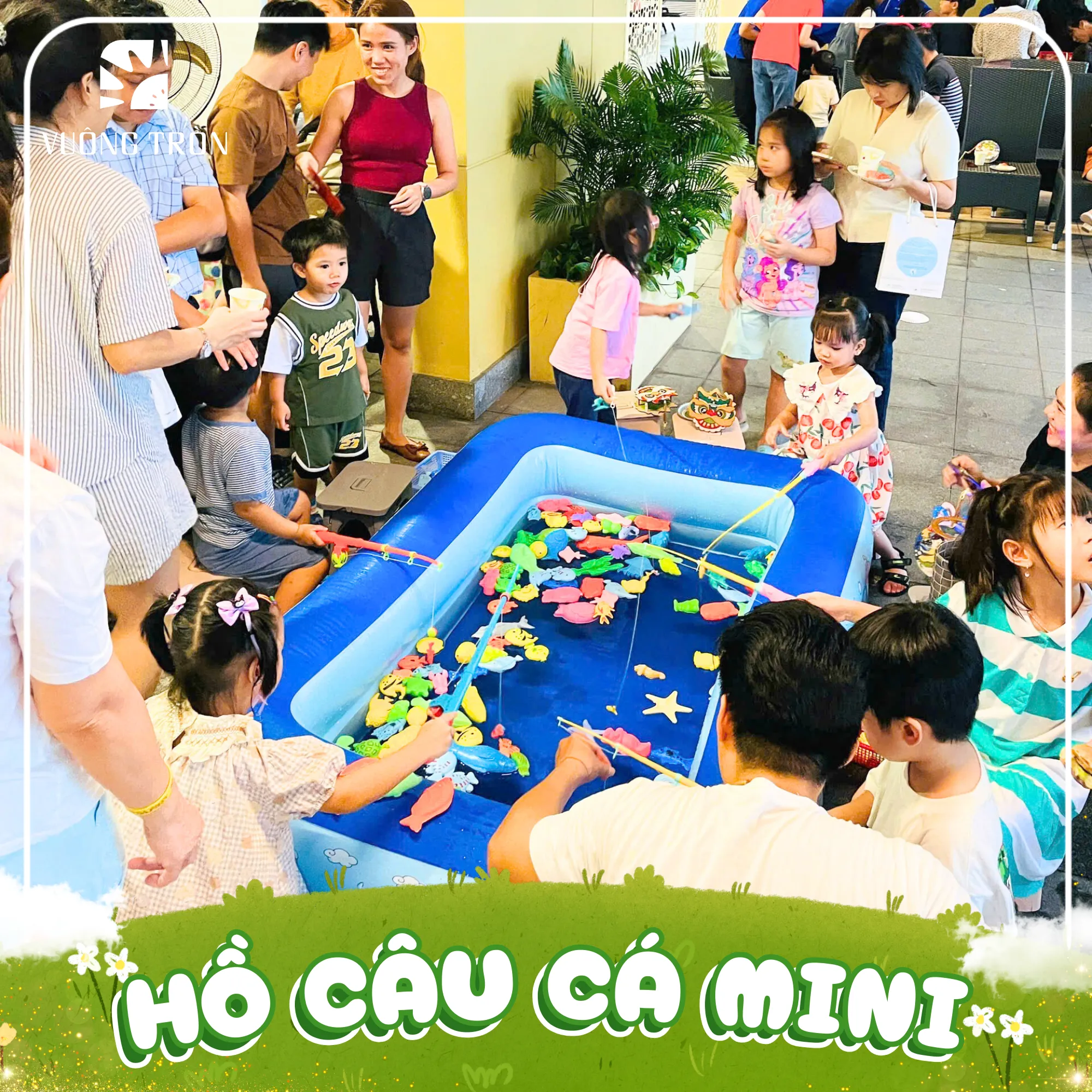 Dịch vụ hồ câu cá - bể câu cá mini cho bé