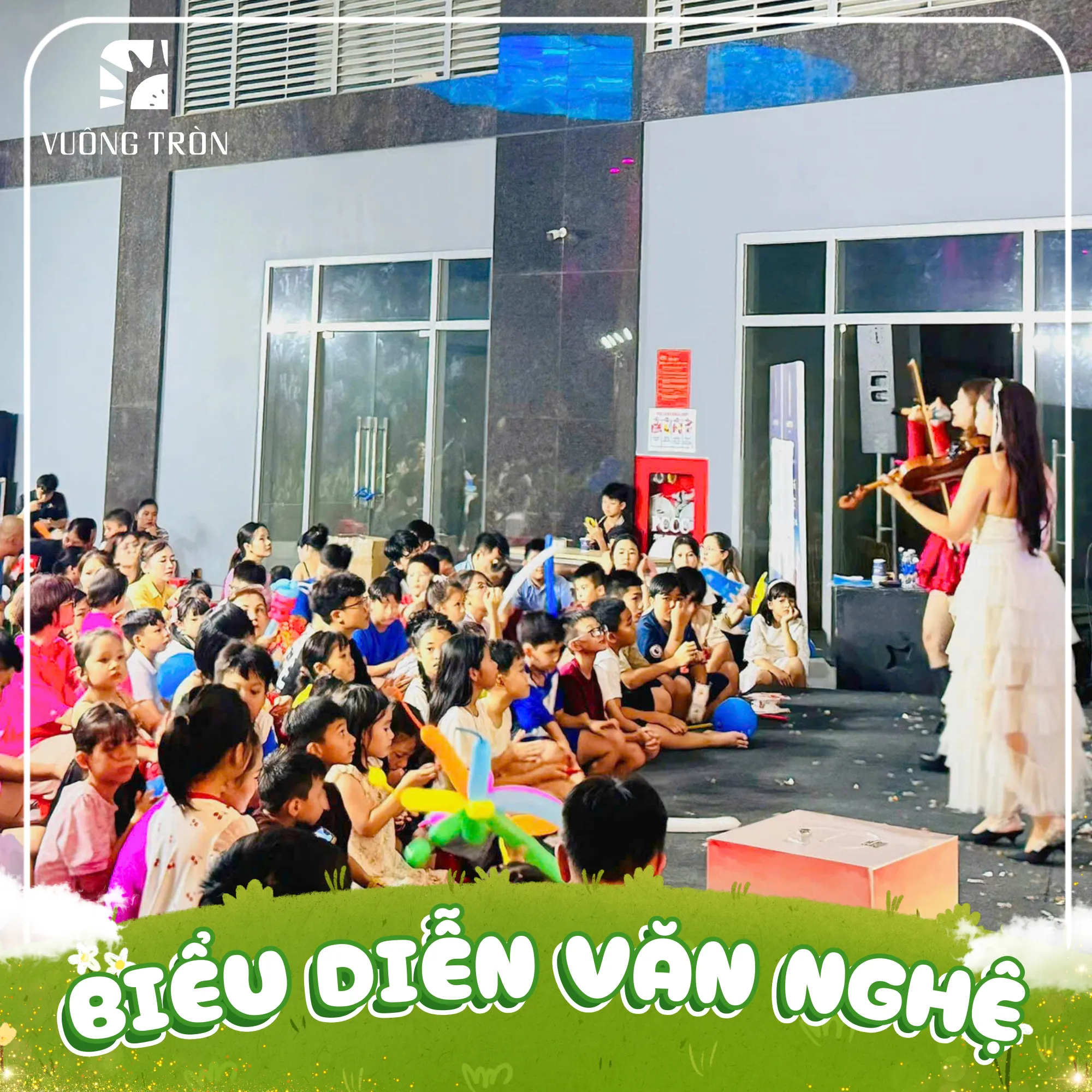 Biểu diễn văn nghệ cho bé