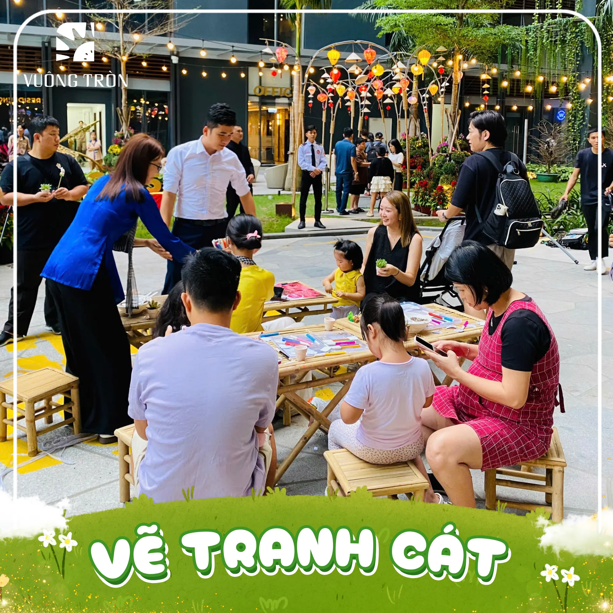 Hoạt động vẽ tranh cát cho bé nhân ngày thiếu nhi 1/6