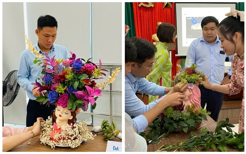 Ý tưởng tổ chức trò chơi 20/10 Cuộc thi “Cắm hoa tỏa sắc”