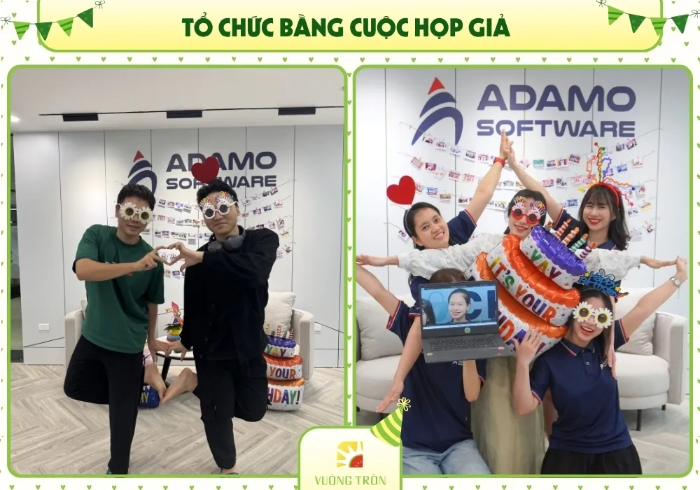Ý tưởng cuộc họp giả tạo bất ngờ sinh nhật cho nhân viên công ty