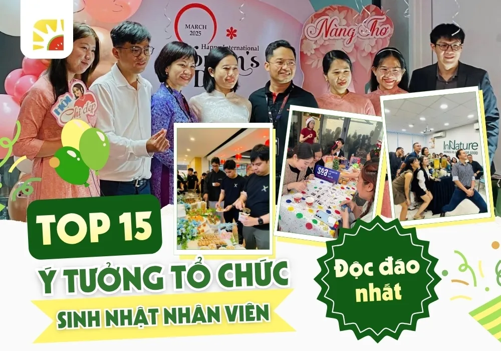 Top 15 ý tưởng tổ chức sinh nhật nhân viên độc đáo và sáng tạo tại văn phòng năm 2026