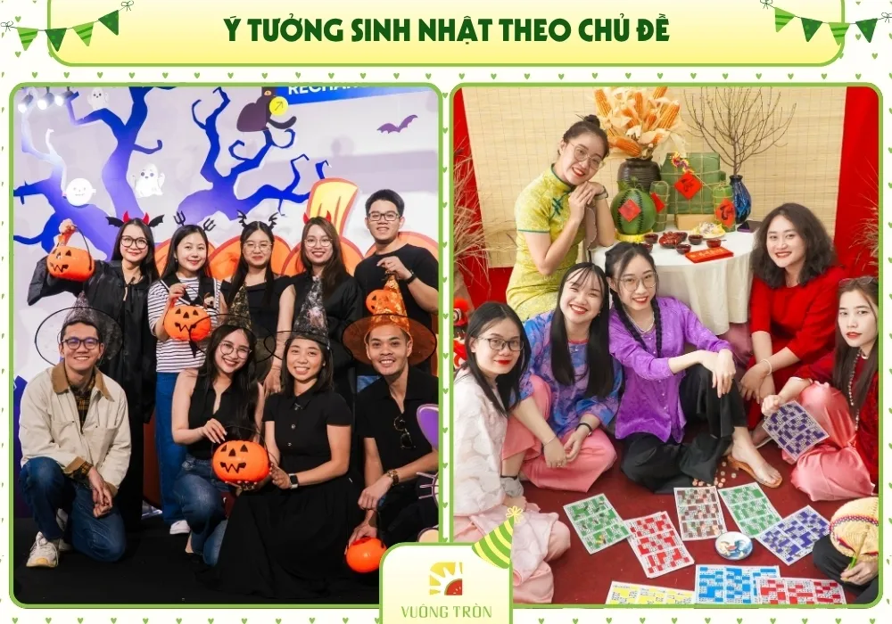 Ý tưởng tổ chức sinh nhật nhân viên theo mùa và concept chủ đề độc đáo
