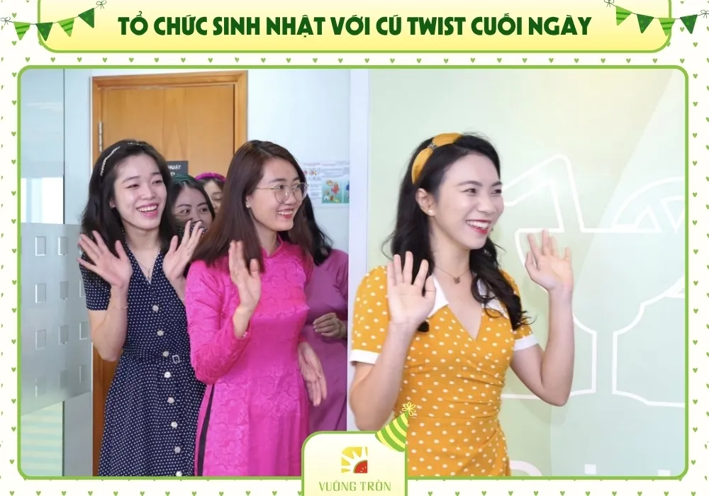 Ý tưởng tổ chức sinh nhật nhân viên với cú twist bất ngờ cuối ngày tại văn phòng