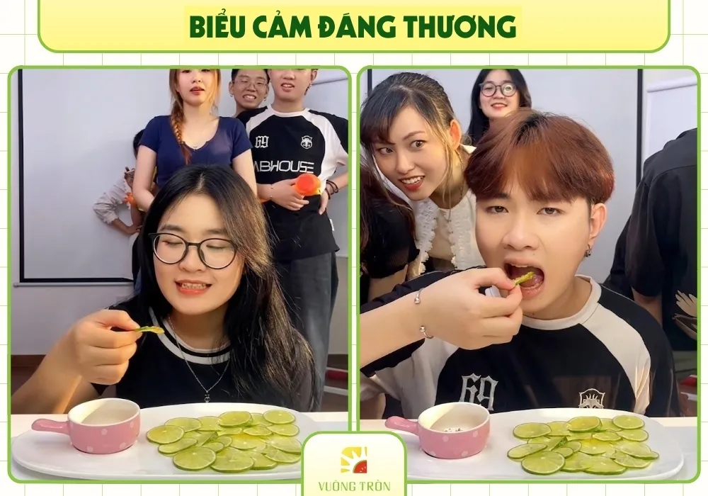 Thử thách nhịn cười độc lạ trong trò chơi teambuilding Biểu Cảm Đáng Thương