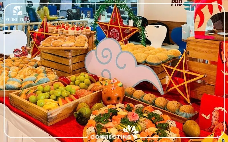 Mang ký ức Trung Thu tuổi thơ về tại văn phòng với bàn tiệc fingerfood cực ấn tượng độc đáo