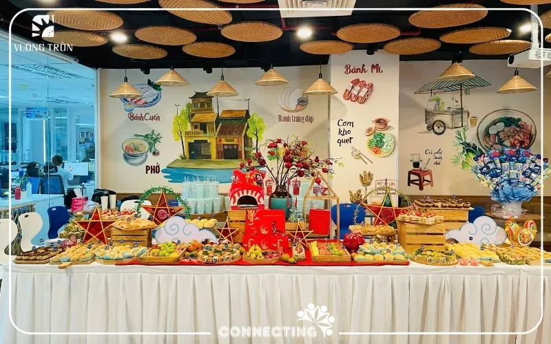 Concept tiệc Trung Thu 90s Vuông Tròn