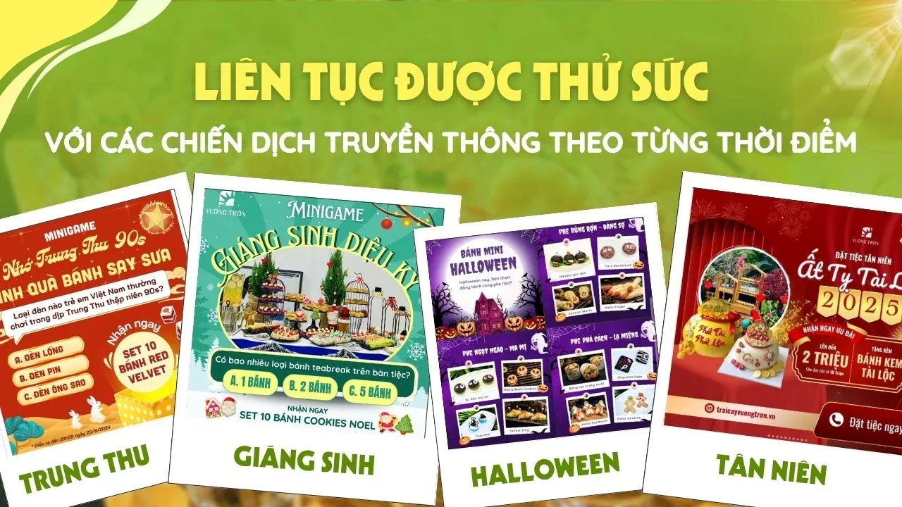 Tại Vuông Tròn, sự đa dạng trong các concept tiệc chủ đề chính là yếu tố thúc đẩy cảm hứng sáng tạo liên tục cho Content Creator.