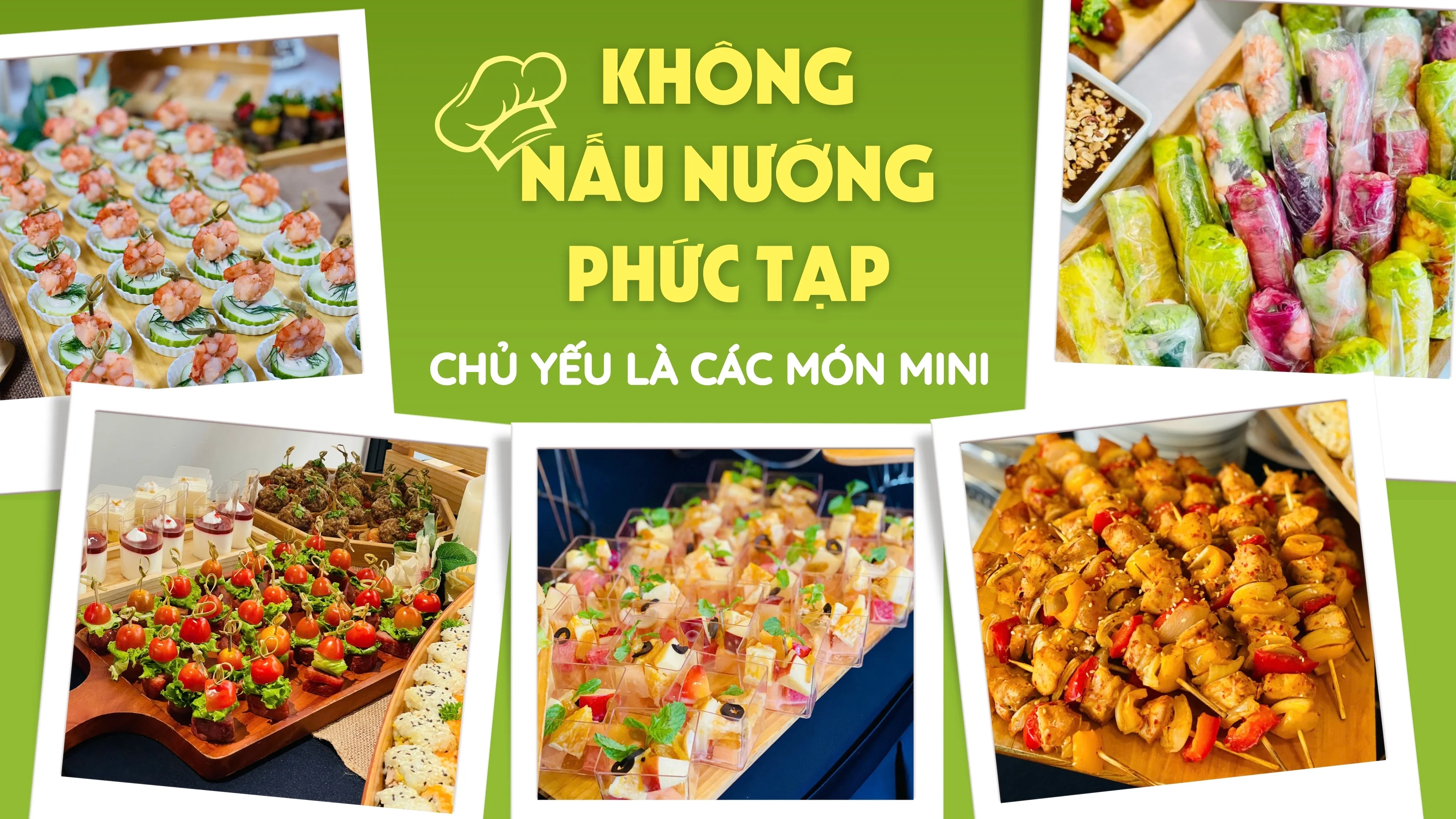 Tuyển dụng Vị trí Phụ Bếp ngành tiệc sự kiện không cần nấu nướng phức tạp