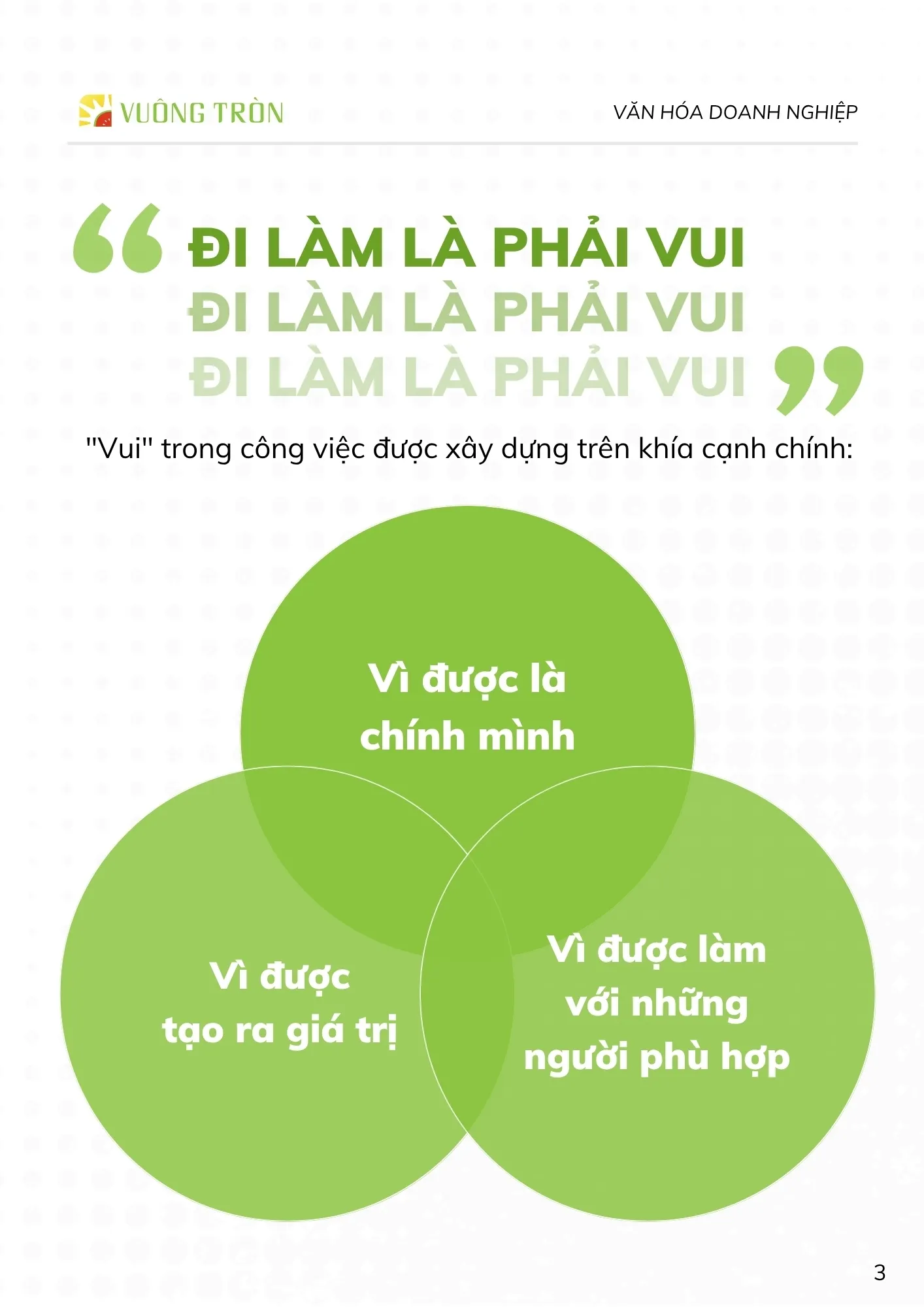 Đi làm có gì vui_Văn hóa doanh nghiệp Trái Cây Vuông Tròn