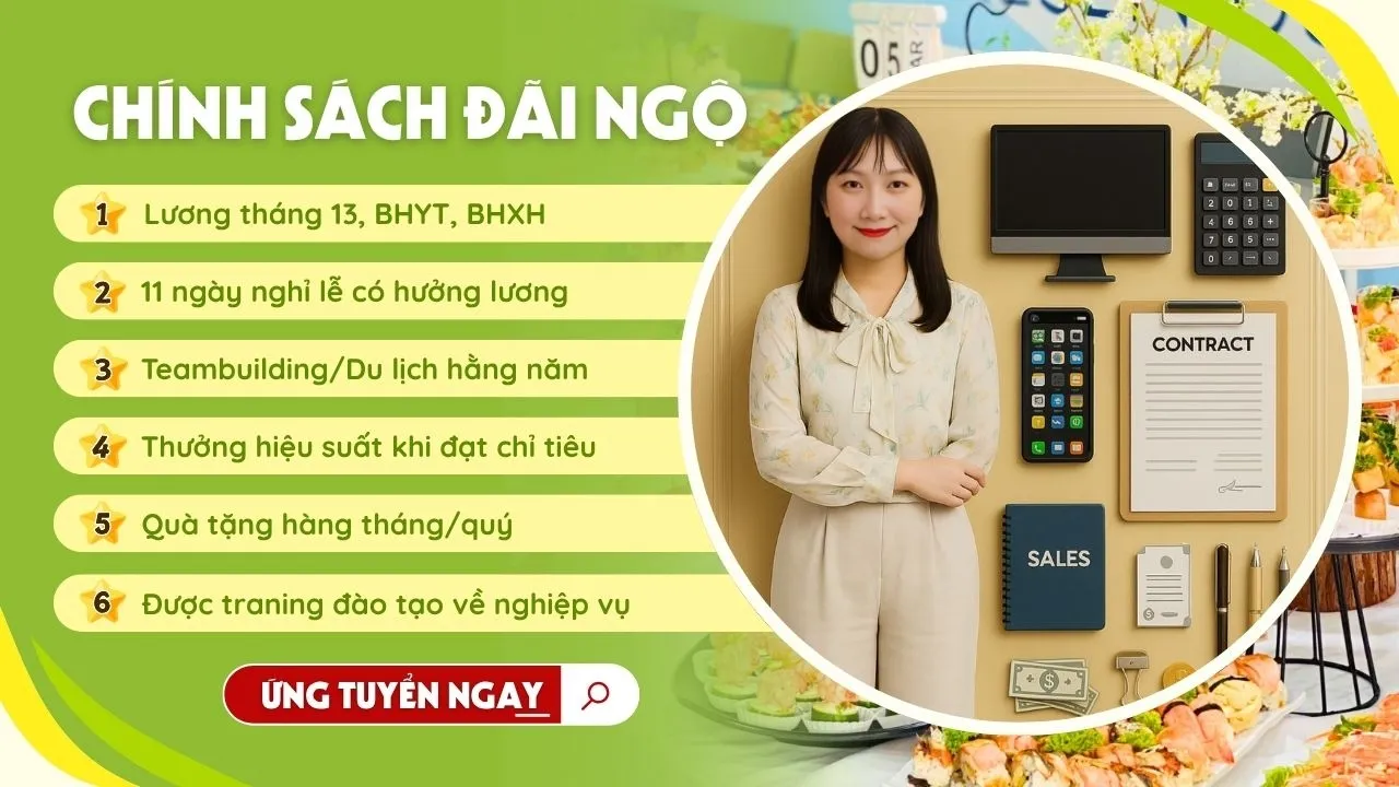 Chính sách phúc lợi vị trí trực page tư vấn chốt đơn tại Vuông Tròn
