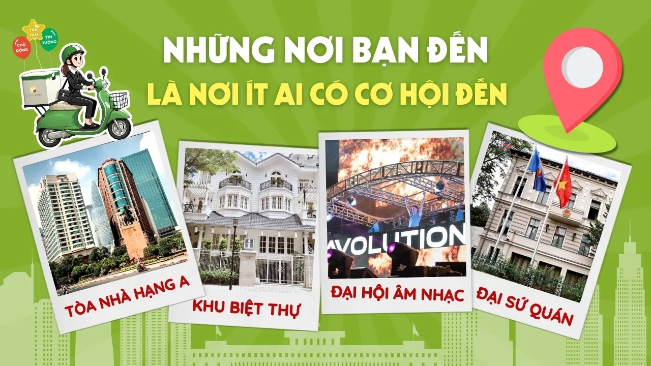 Nhân viên setup phục vụ tiệc tận nơi sẽ đến những nơi ít ai có cơ hội đến