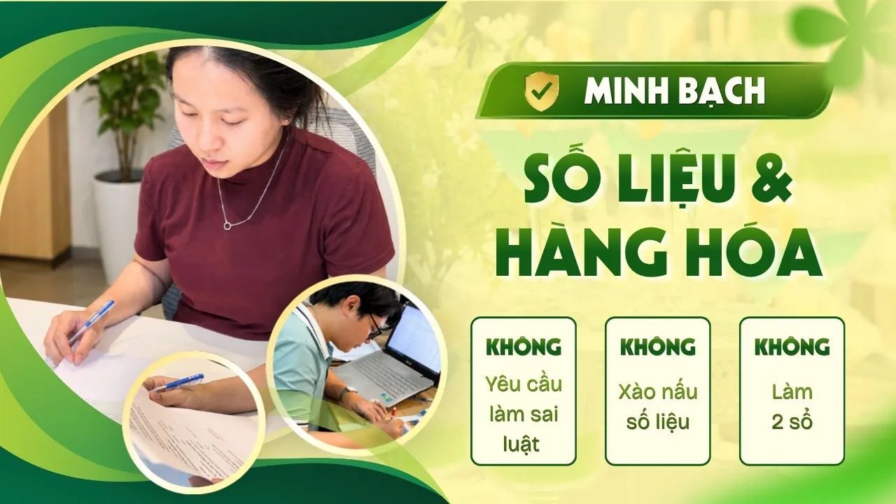 Hệ thống sổ sách kế toán minh bạch dữ liệu hóa đơn VAT đầu vào tại Trái Cây Vuông Tròn
