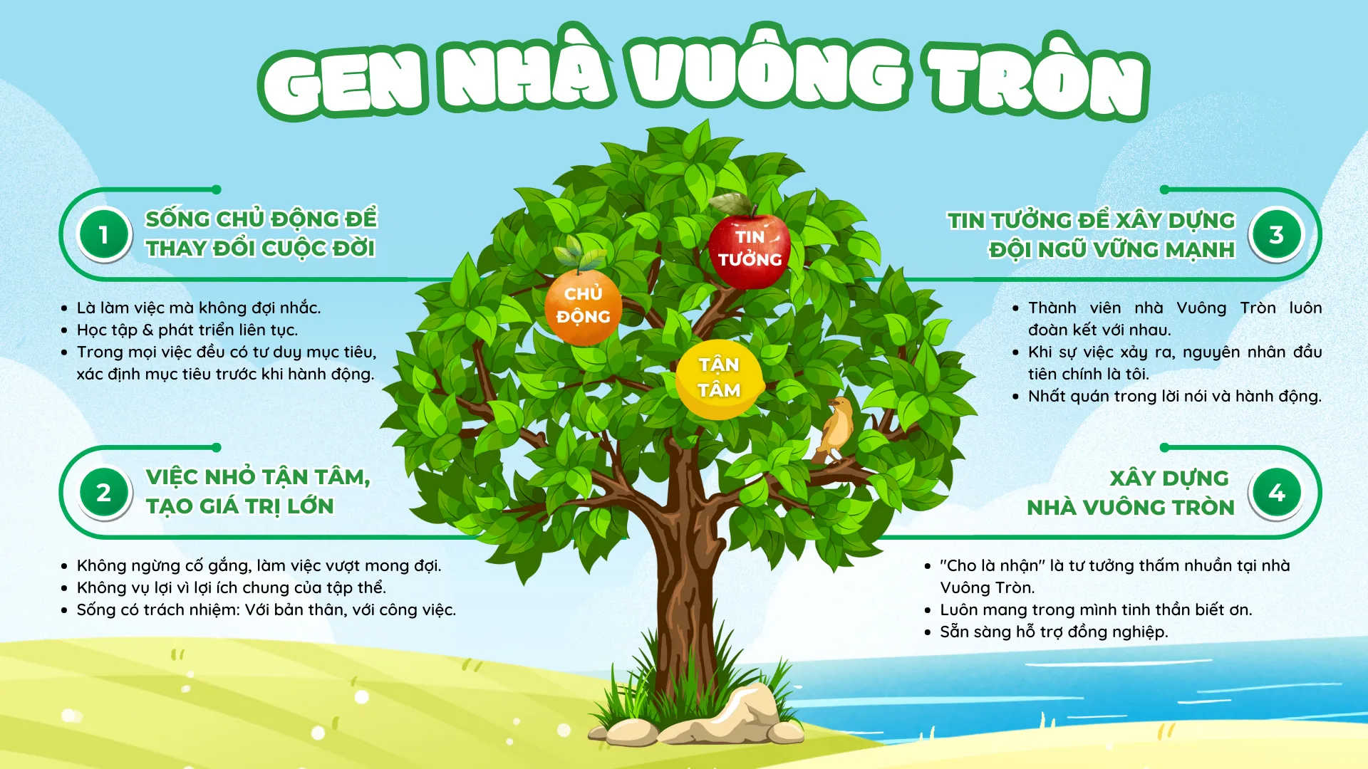Văn hóa doanh nghiệp Vuông Tròn