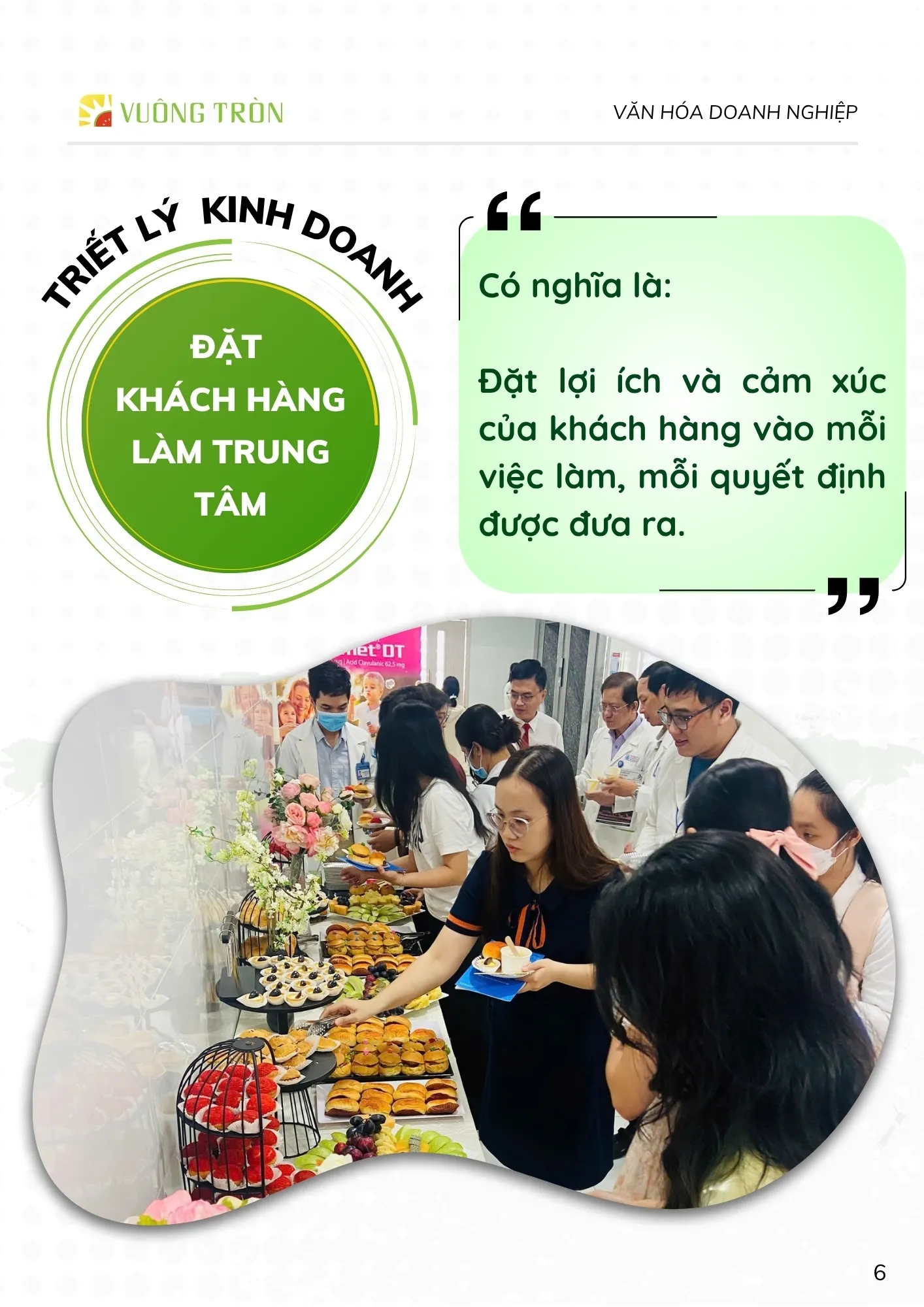 Triết lý kinh doanh Vuông Tròn