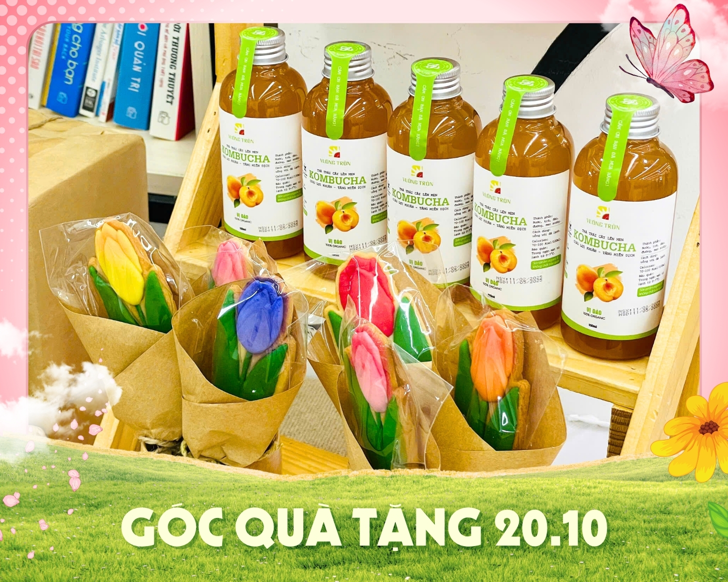 Góc quà tặng cho tiệc teabreak 20.10 tại văn phòng công ty thêm đủ đầy trọn vẹn