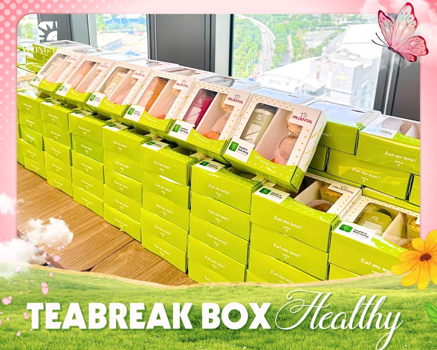 Set quà tặng teabreak box healthy cho chị em phụ nữ dịp 20.10