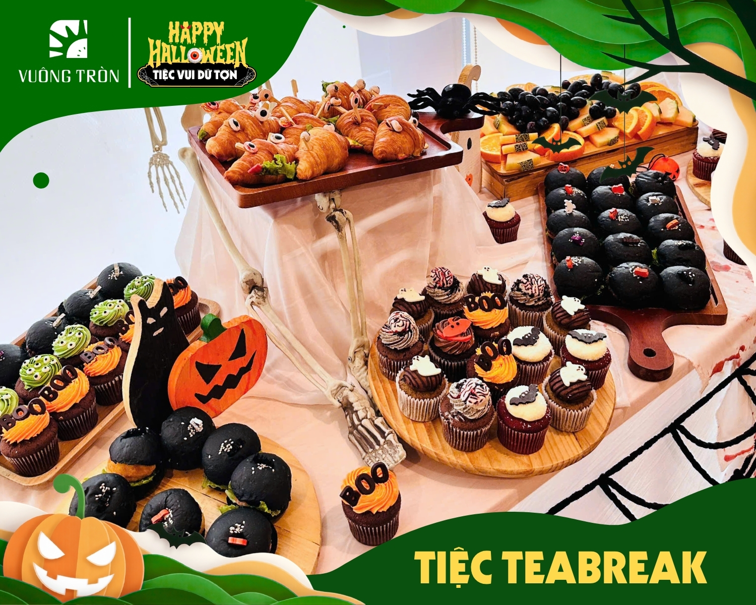 Tiệc teabreak Halloween
