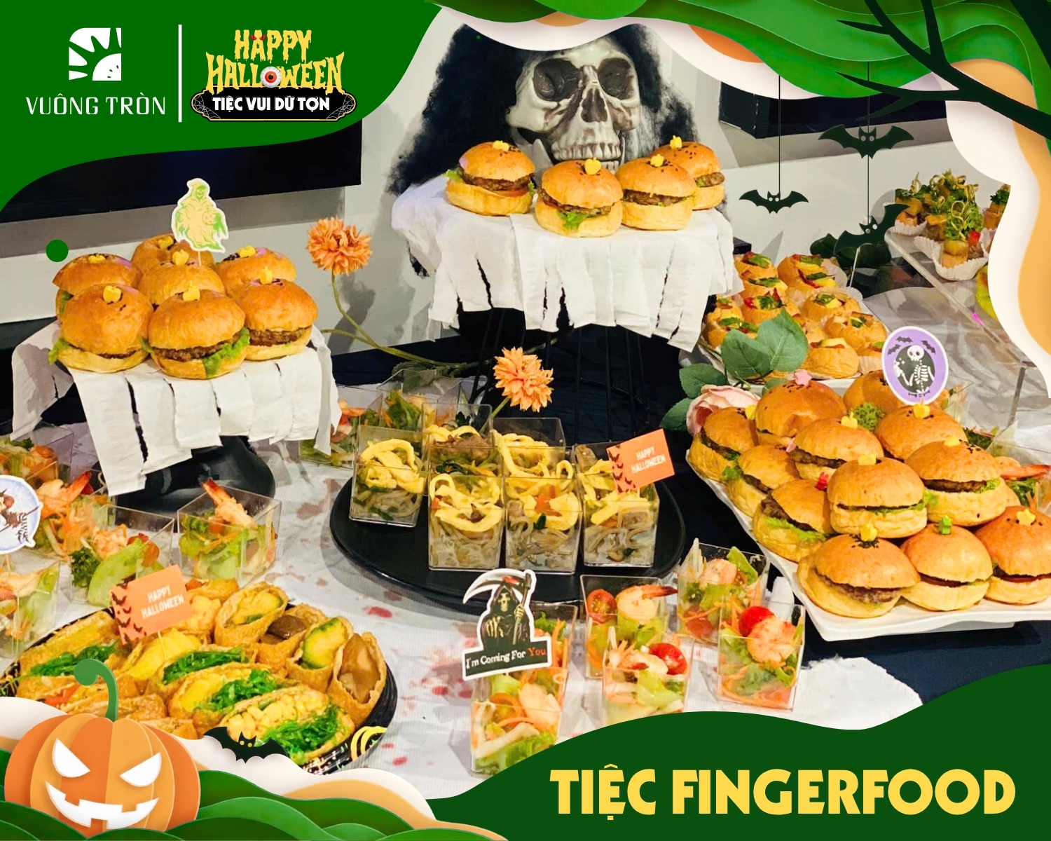 Tiệc fingerfood Halloween