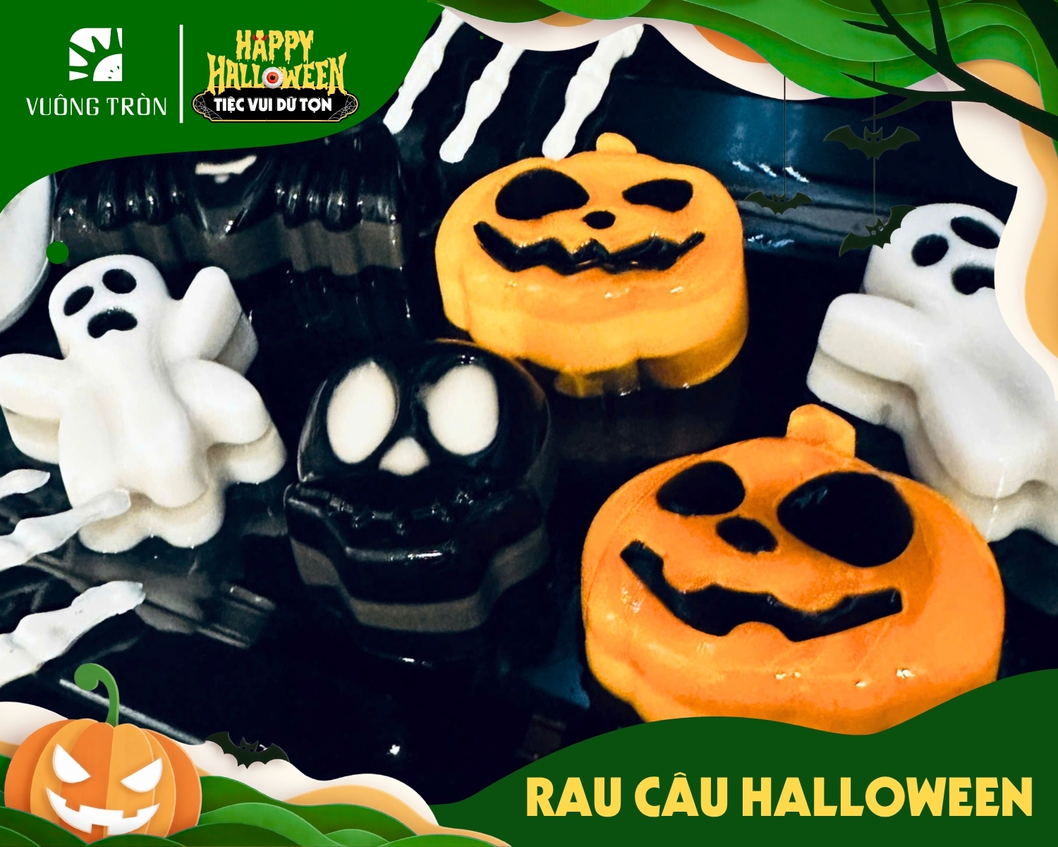 Rau câu Halloween