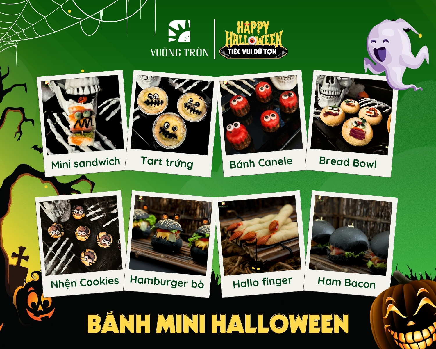 Bánh mini Halloween