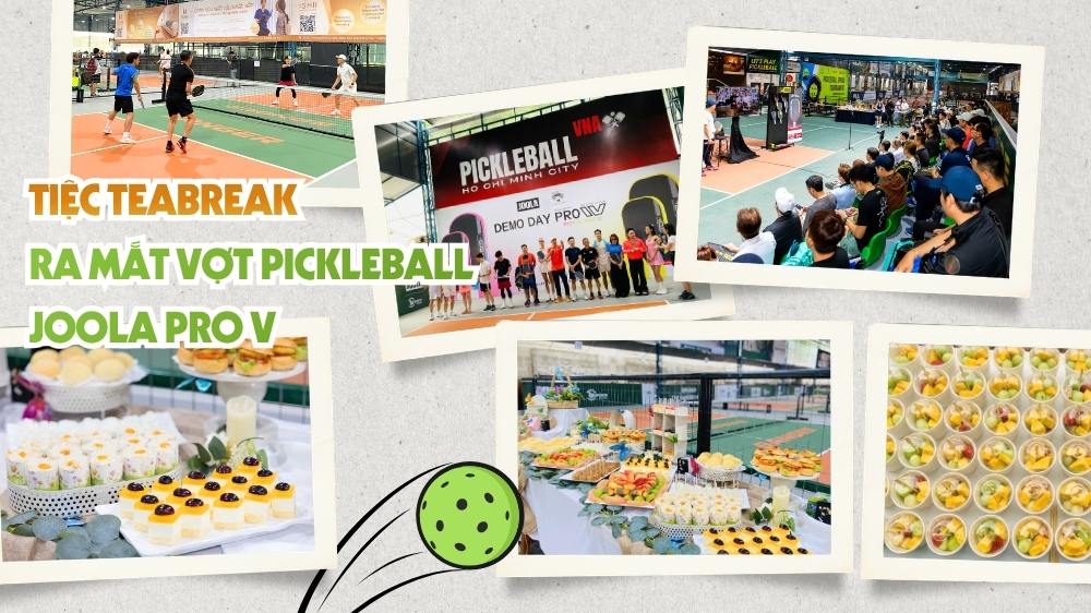 Tiệc Teabreak Sự Kiện Ra Mắt Vợt JOOLA Pro V