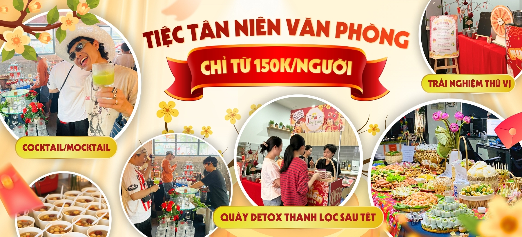 Đặt tiệc tân niên công ty